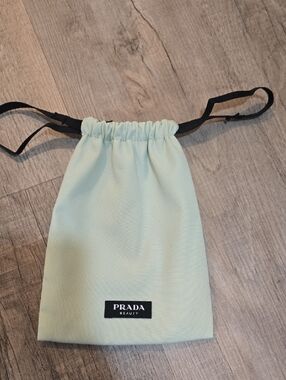 NEW! PRADA Beauty Mint GreeN Pouch